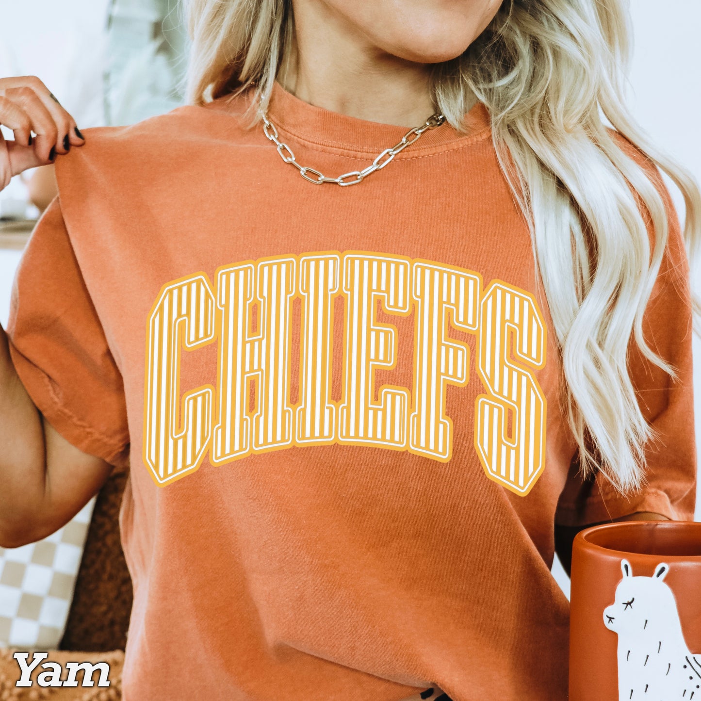 Chiefs Comfort Color Graphic Tee