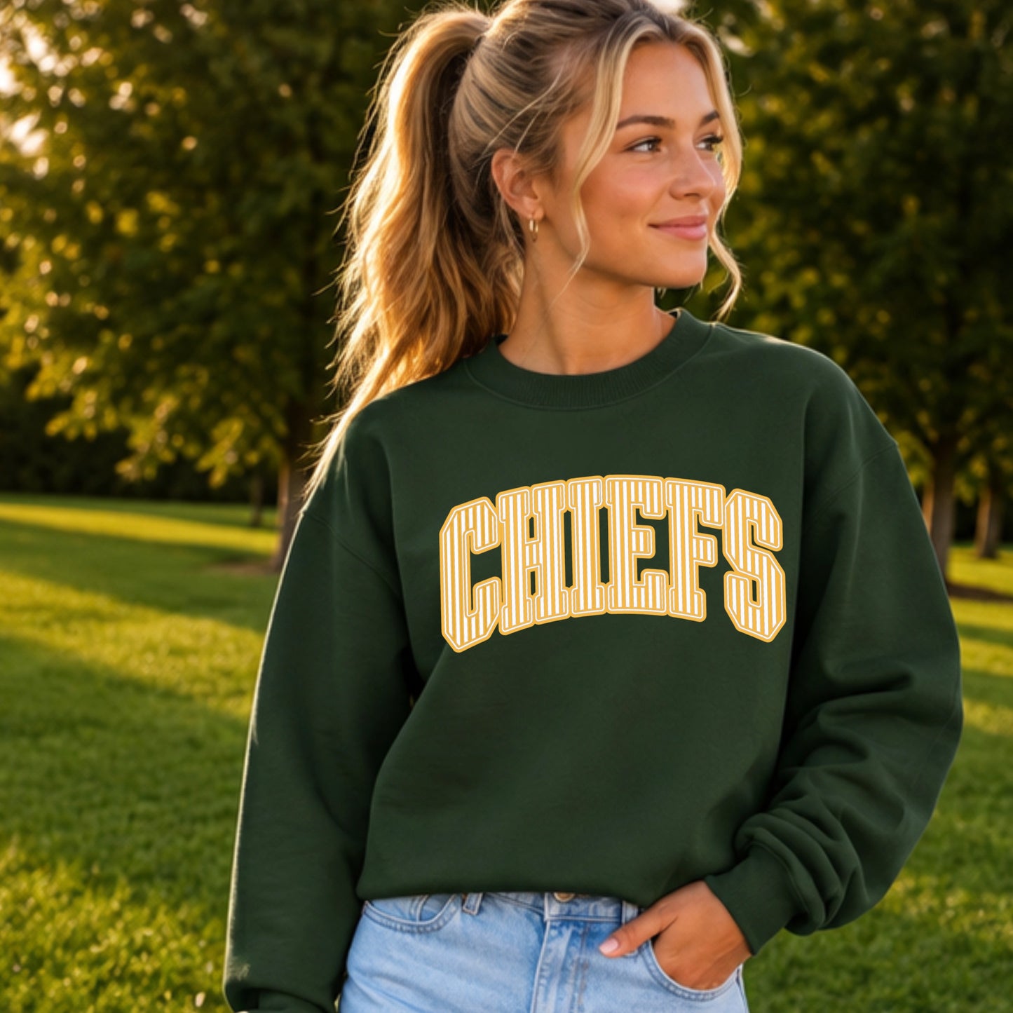 Chiefs Youth Crewneck Sweatshirt