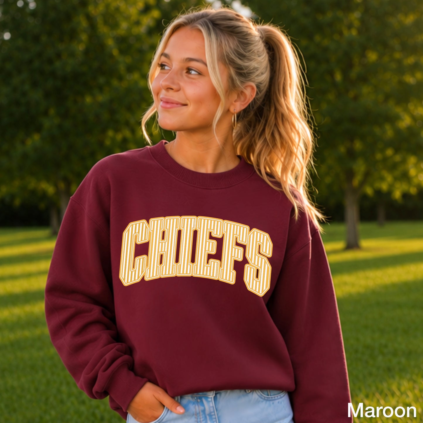 Chiefs Youth Crewneck Sweatshirt