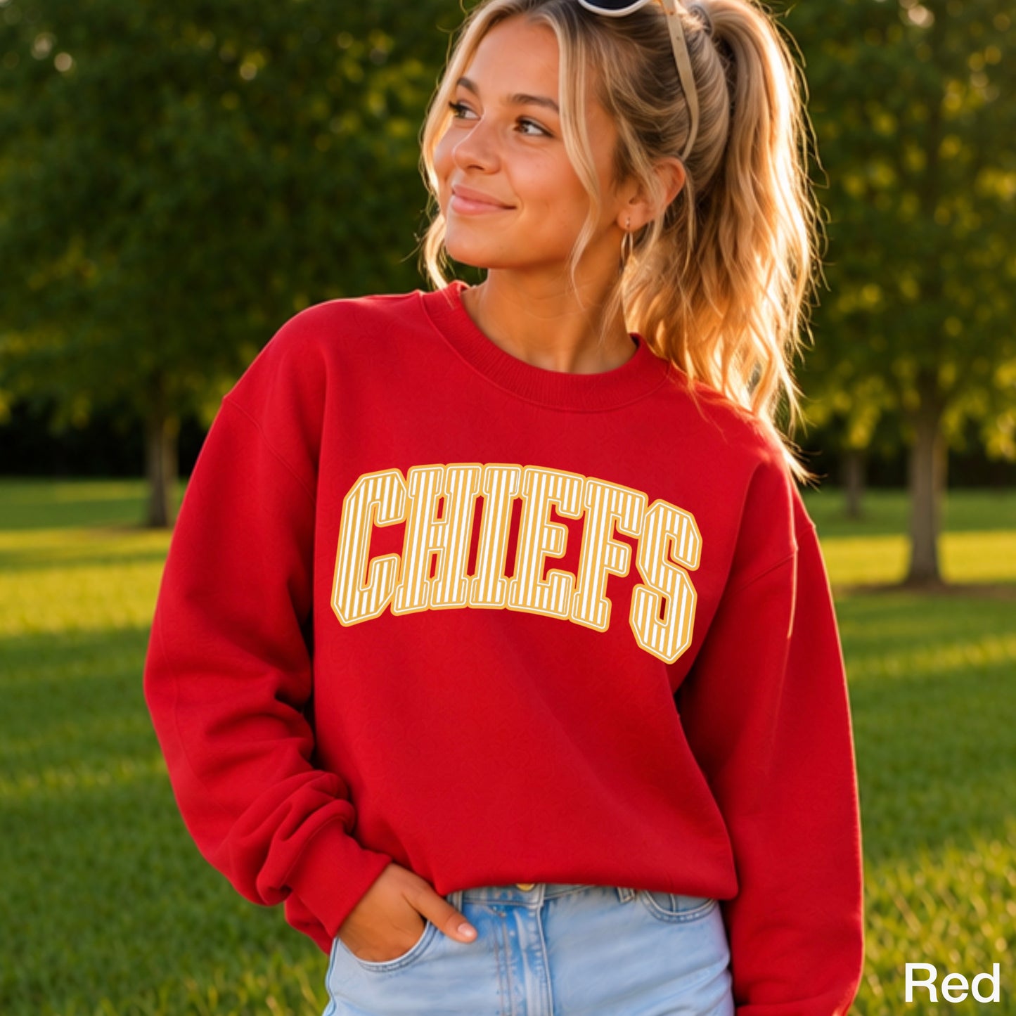 Chiefs Youth Crewneck Sweatshirt