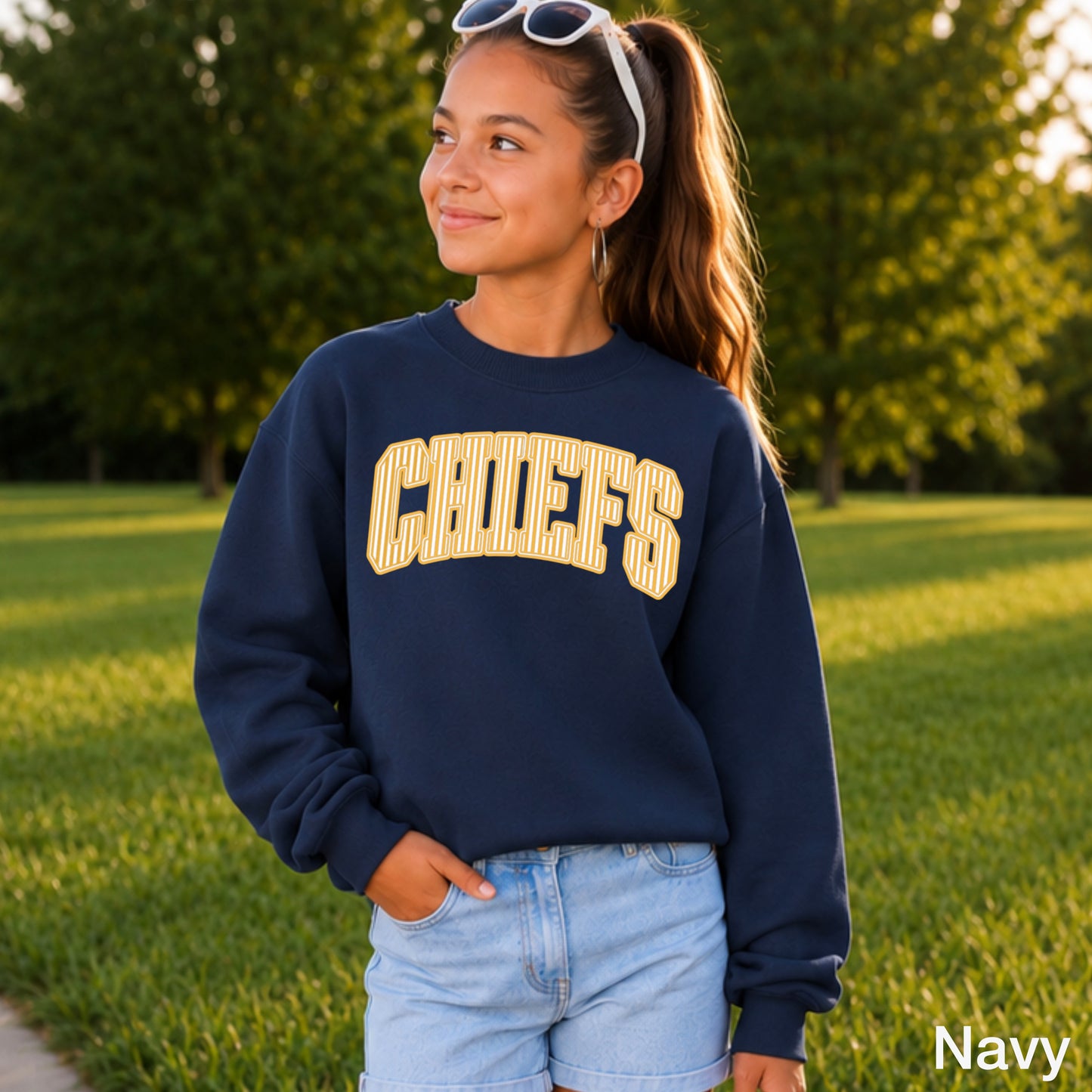 Chiefs Youth Crewneck Sweatshirt