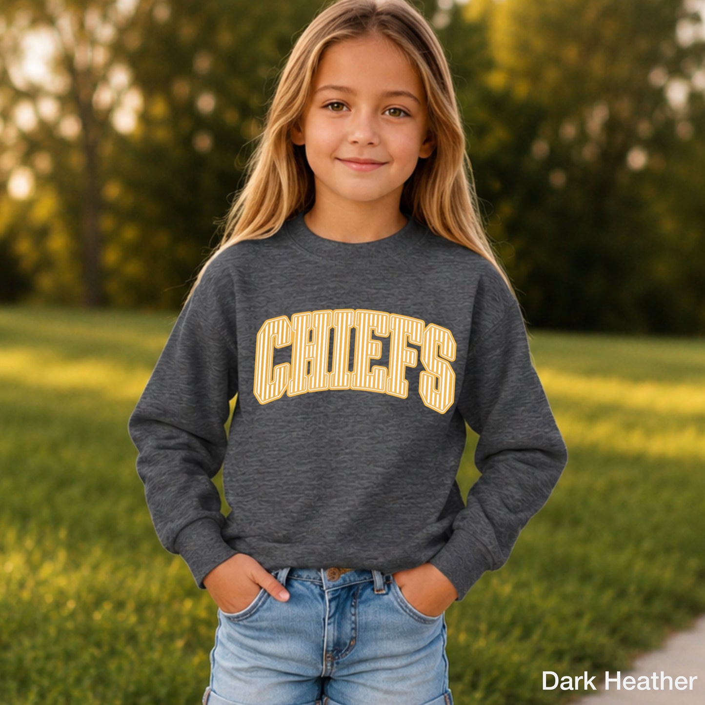 Chiefs Youth Crewneck Sweatshirt