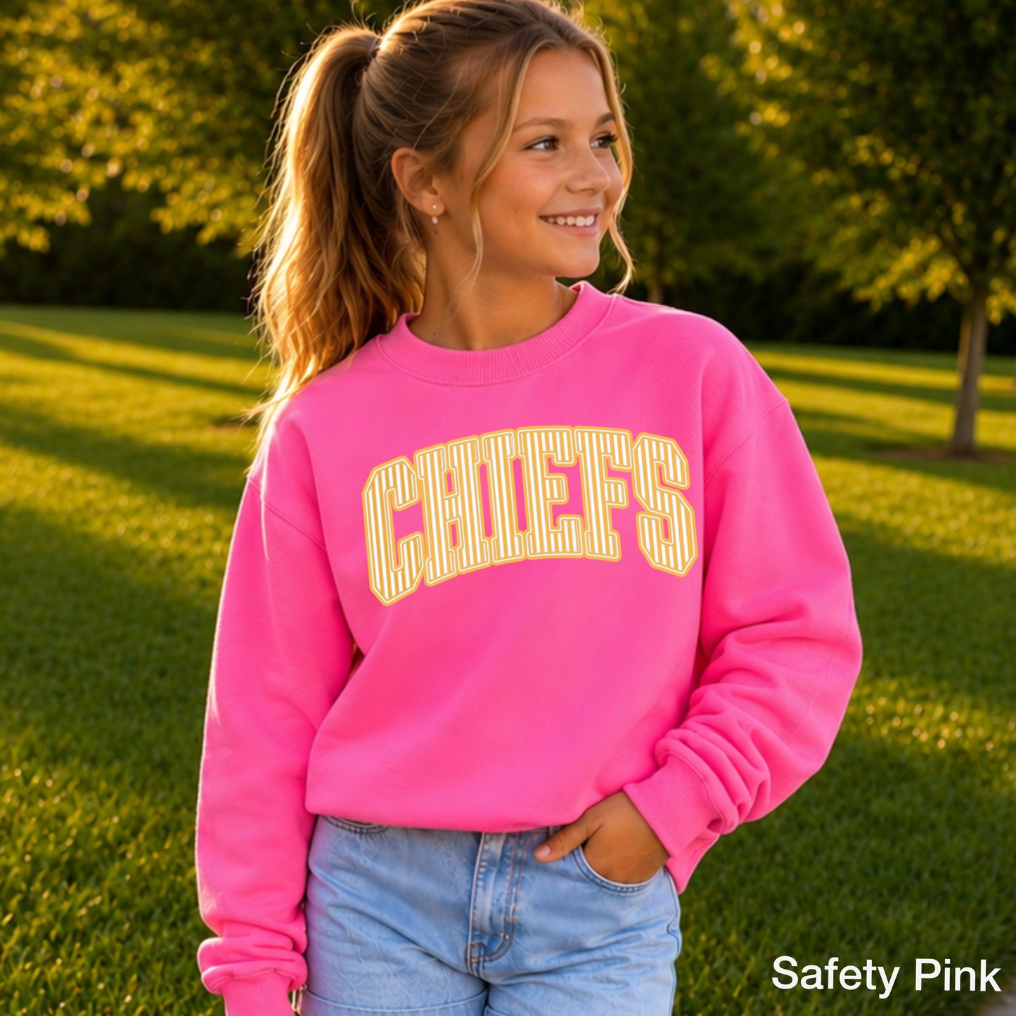 Chiefs Youth Crewneck Sweatshirt