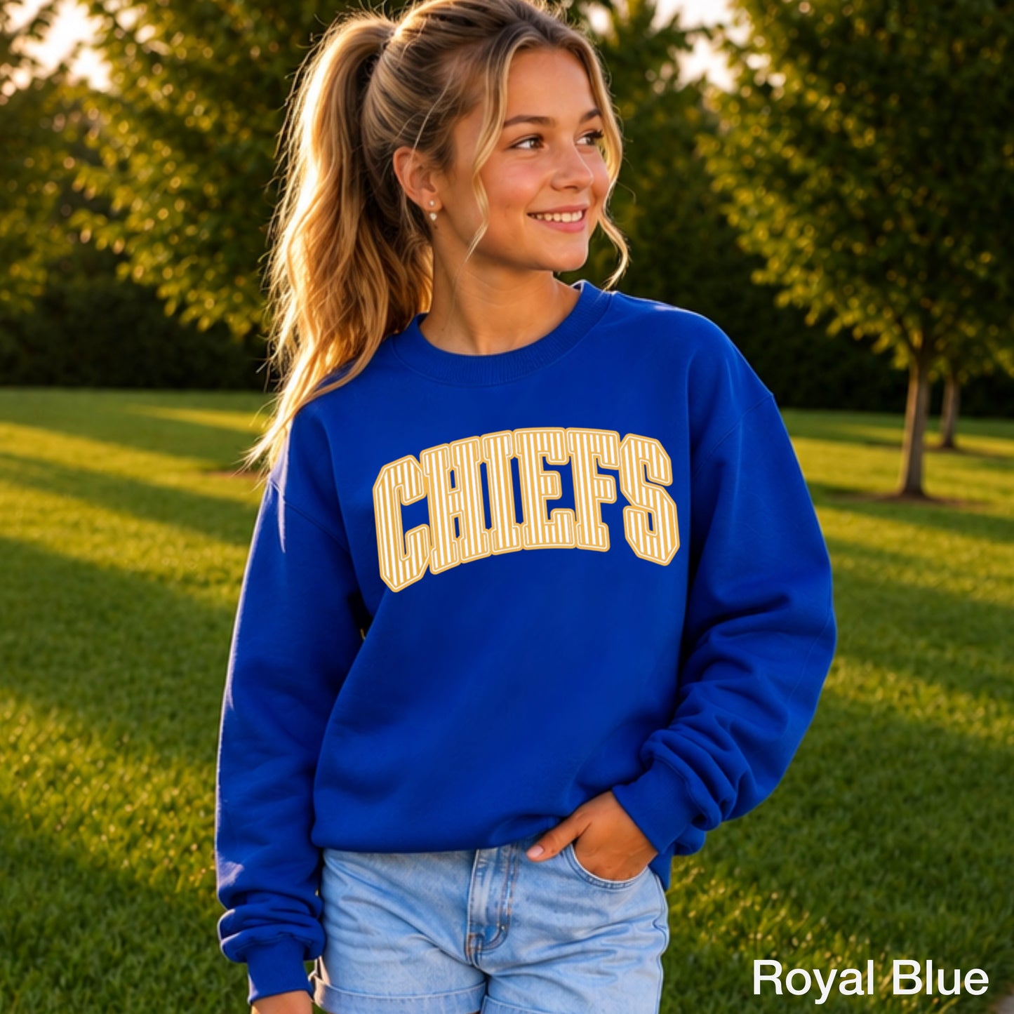Chiefs Youth Crewneck Sweatshirt