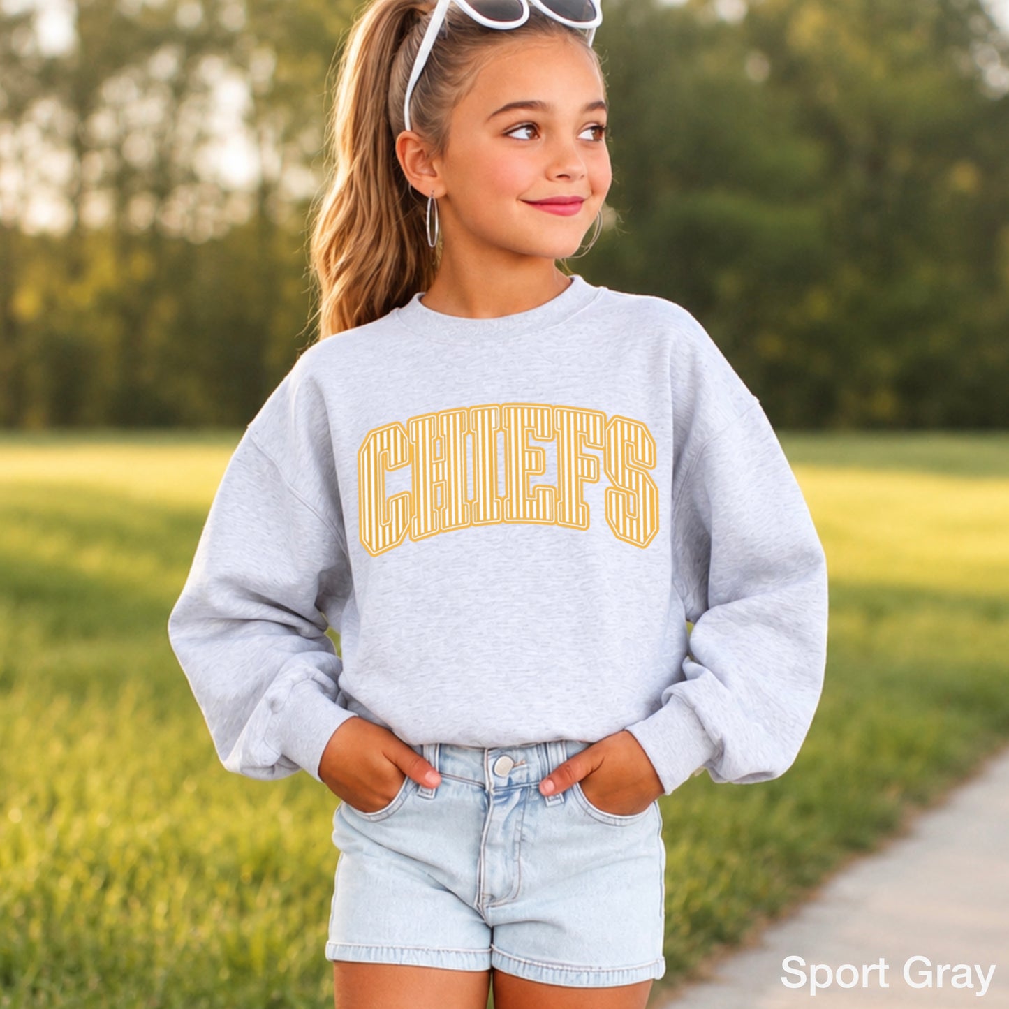 Chiefs Youth Crewneck Sweatshirt