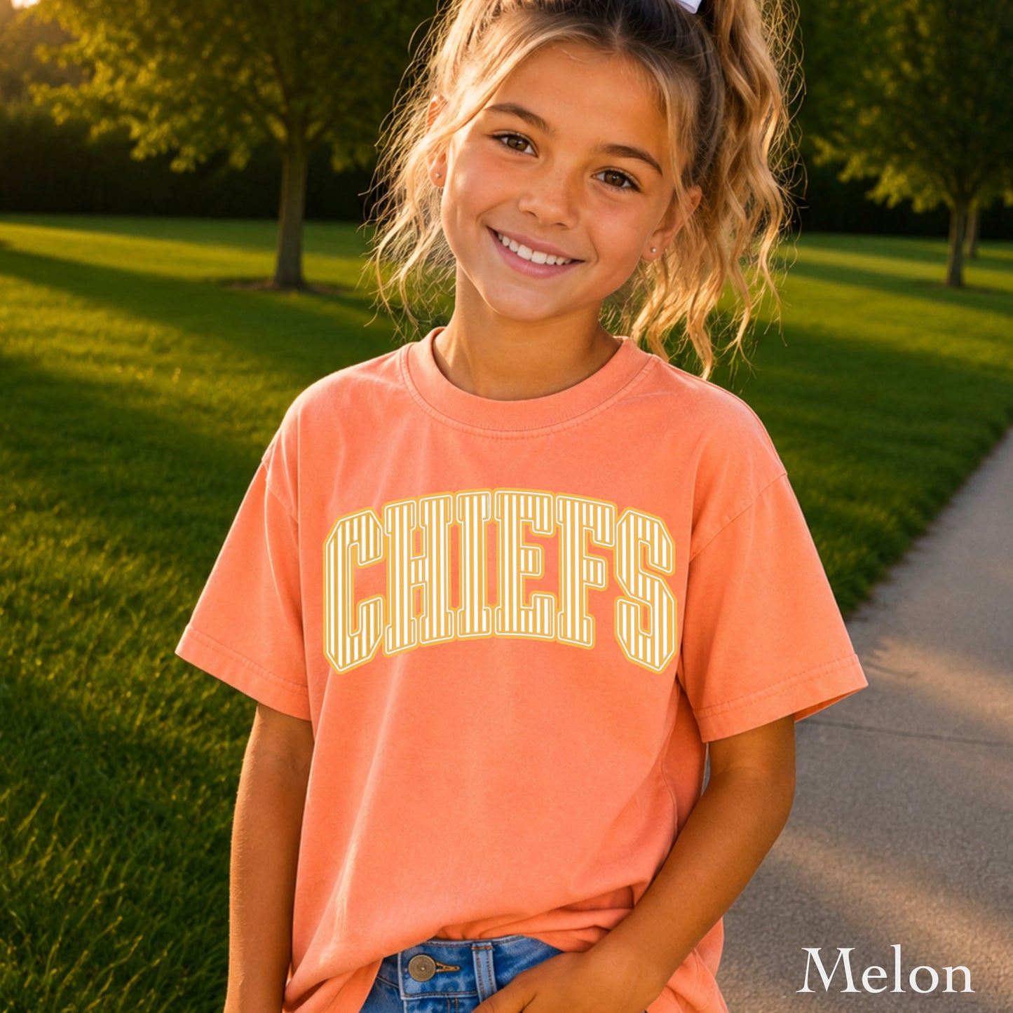 Chiefs Youth Comfort Color T-Shirt
