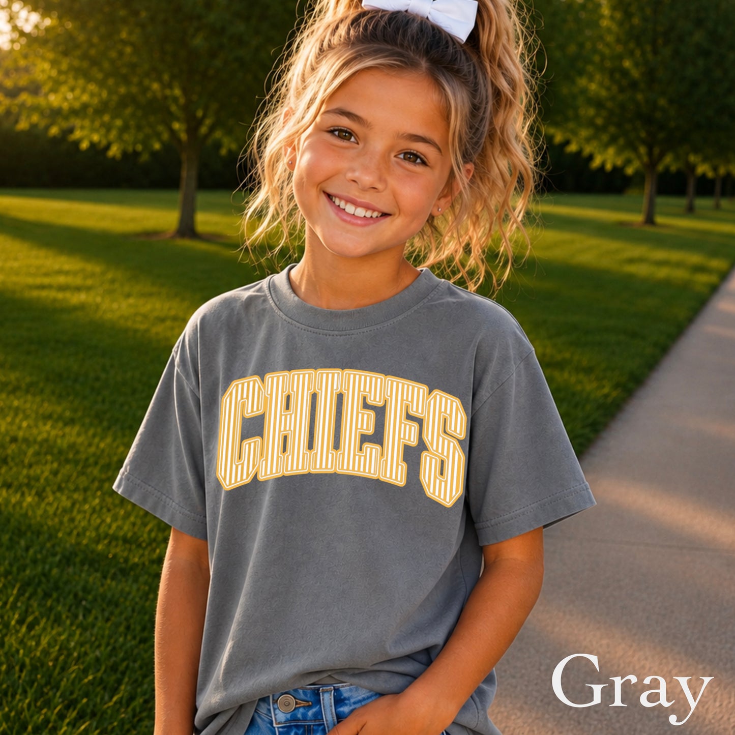 Chiefs Youth Comfort Color T-Shirt