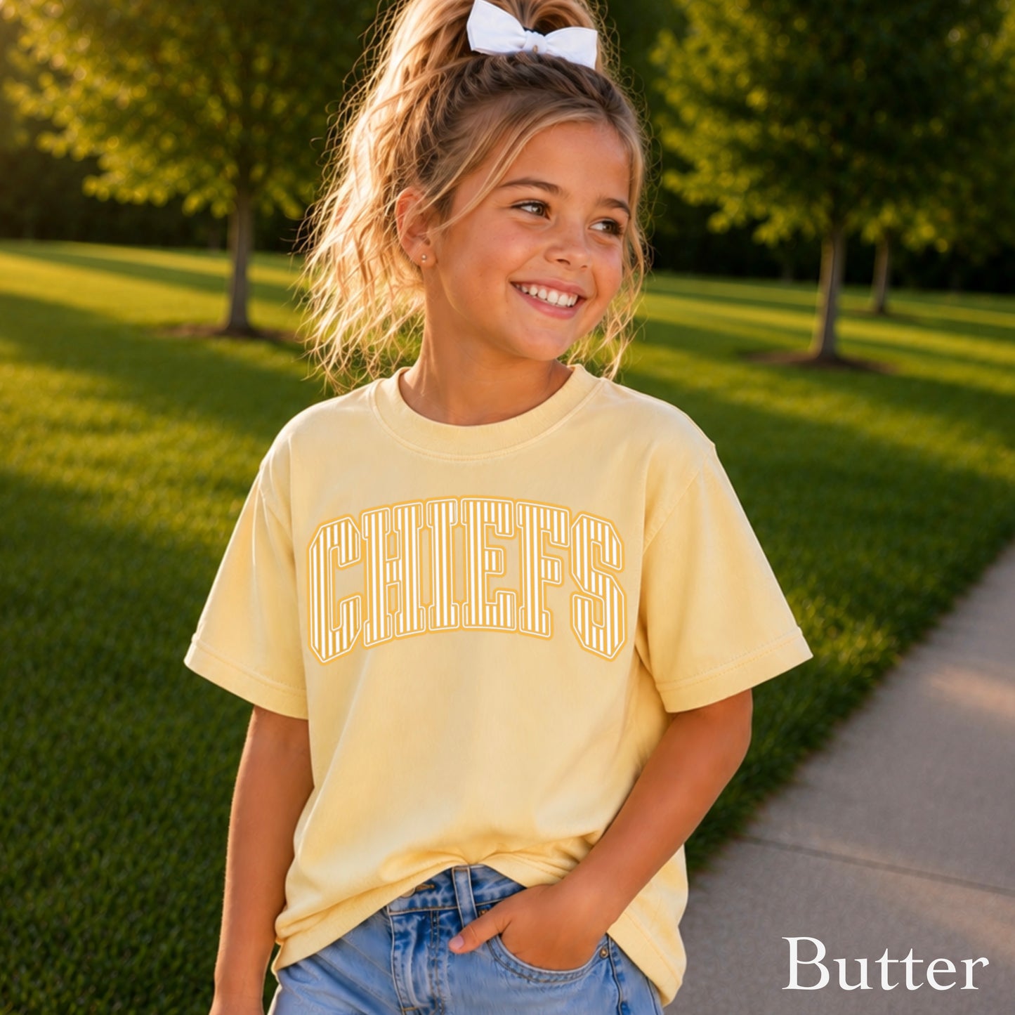 Chiefs Youth Comfort Color T-Shirt