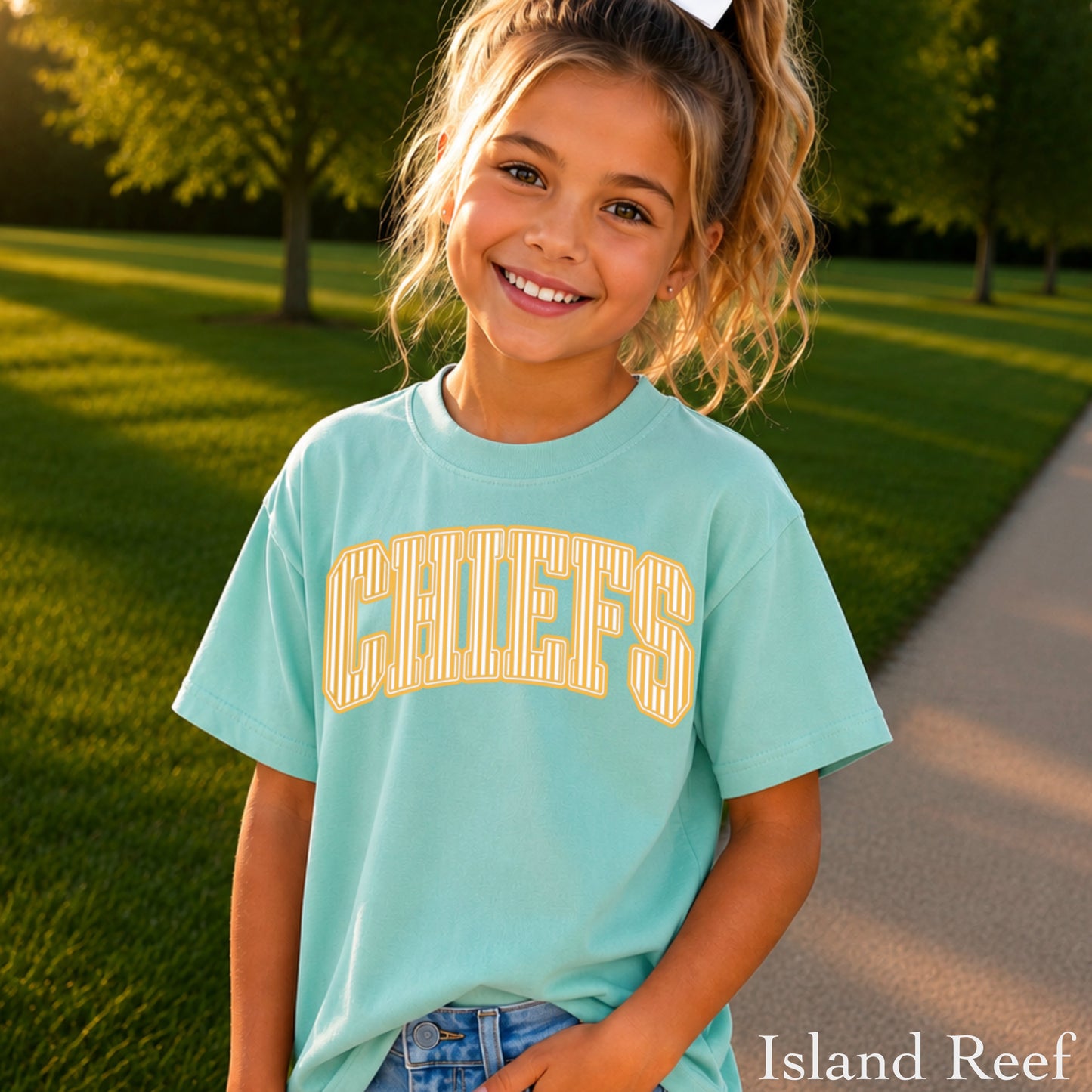 Chiefs Youth Comfort Color T-Shirt