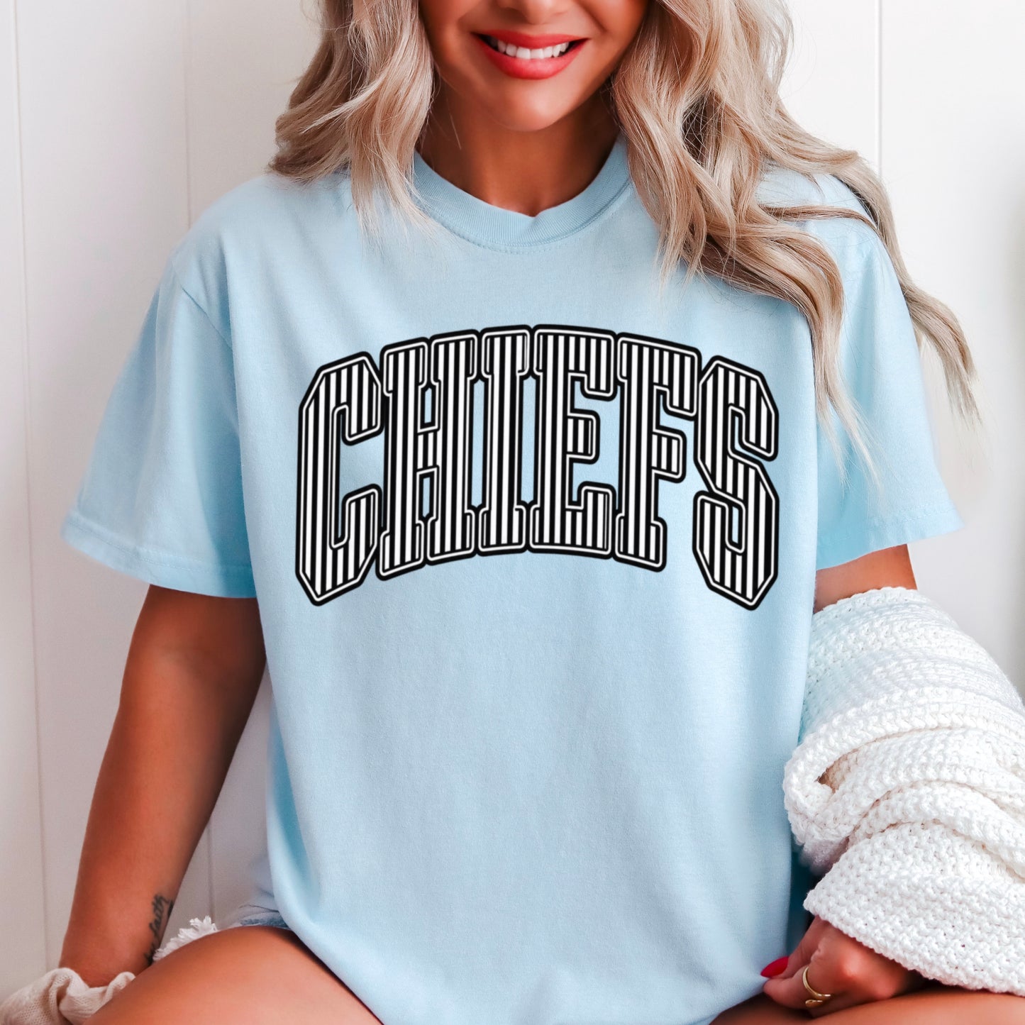 Chiefs Comfort Color Graphic Tee