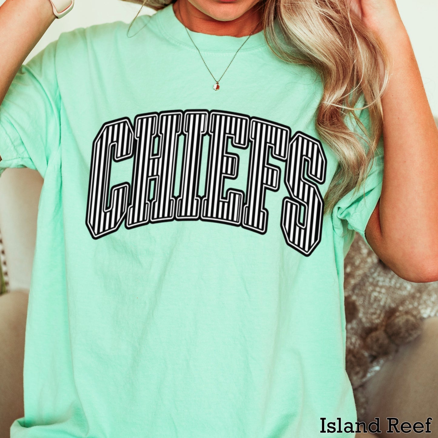 Chiefs Comfort Color Graphic Tee