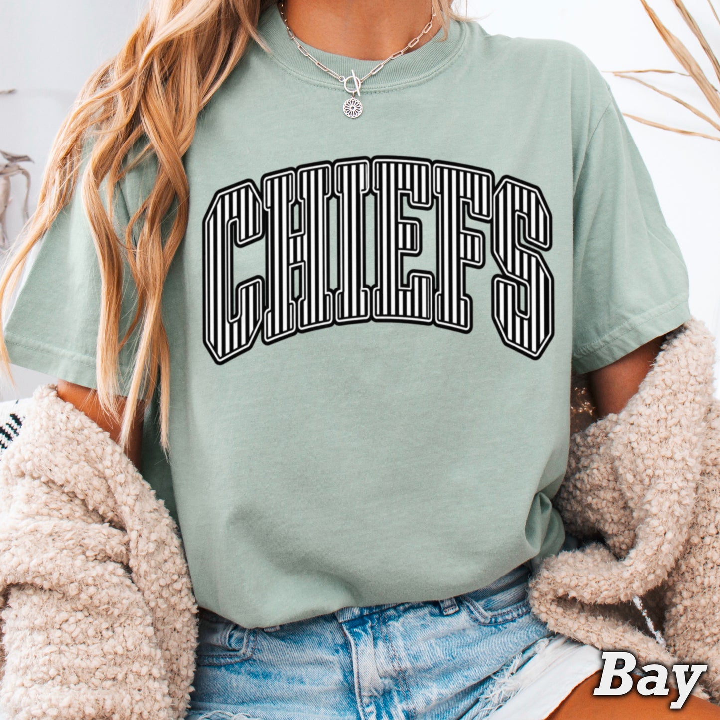 Chiefs Comfort Color Graphic Tee
