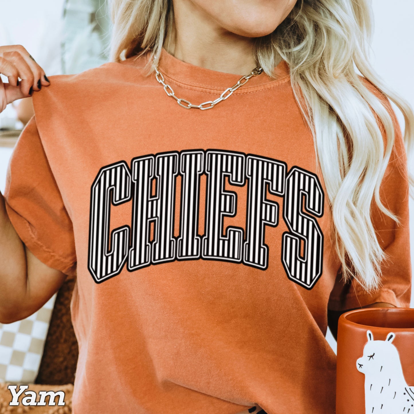 Chiefs Comfort Color Graphic Tee