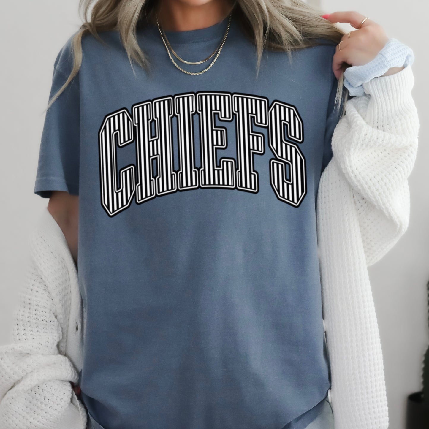 Chiefs Comfort Color Graphic Tee