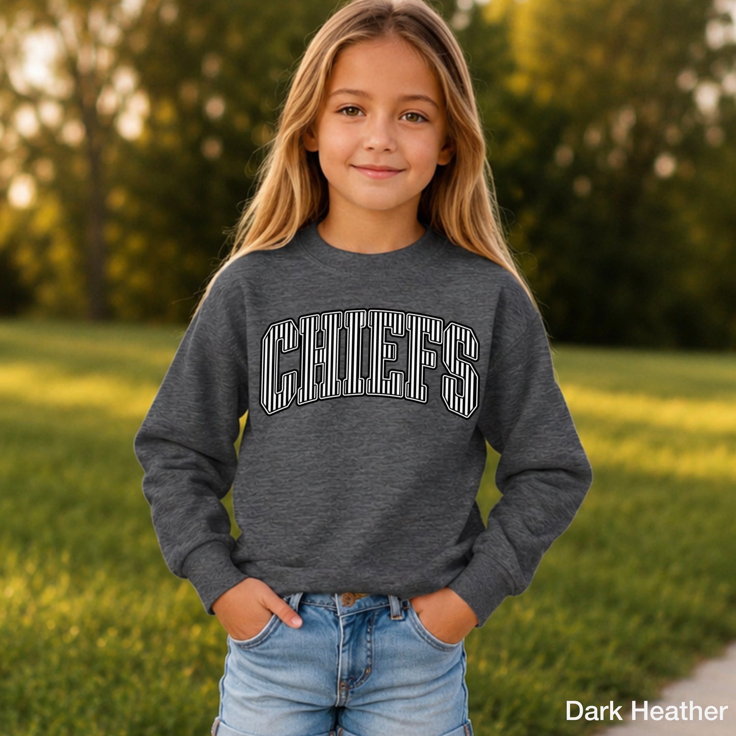 Chiefs Youth Crewneck Sweatshirt