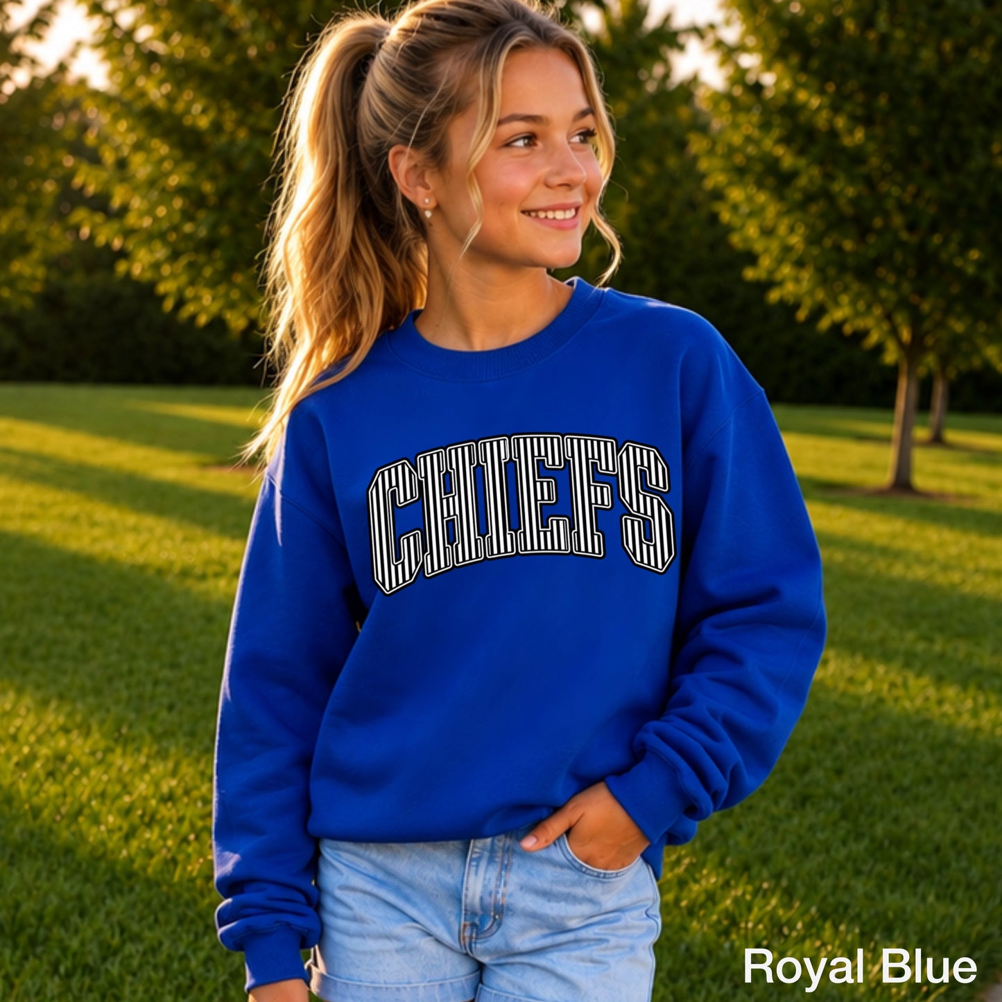 Chiefs Youth Crewneck Sweatshirt