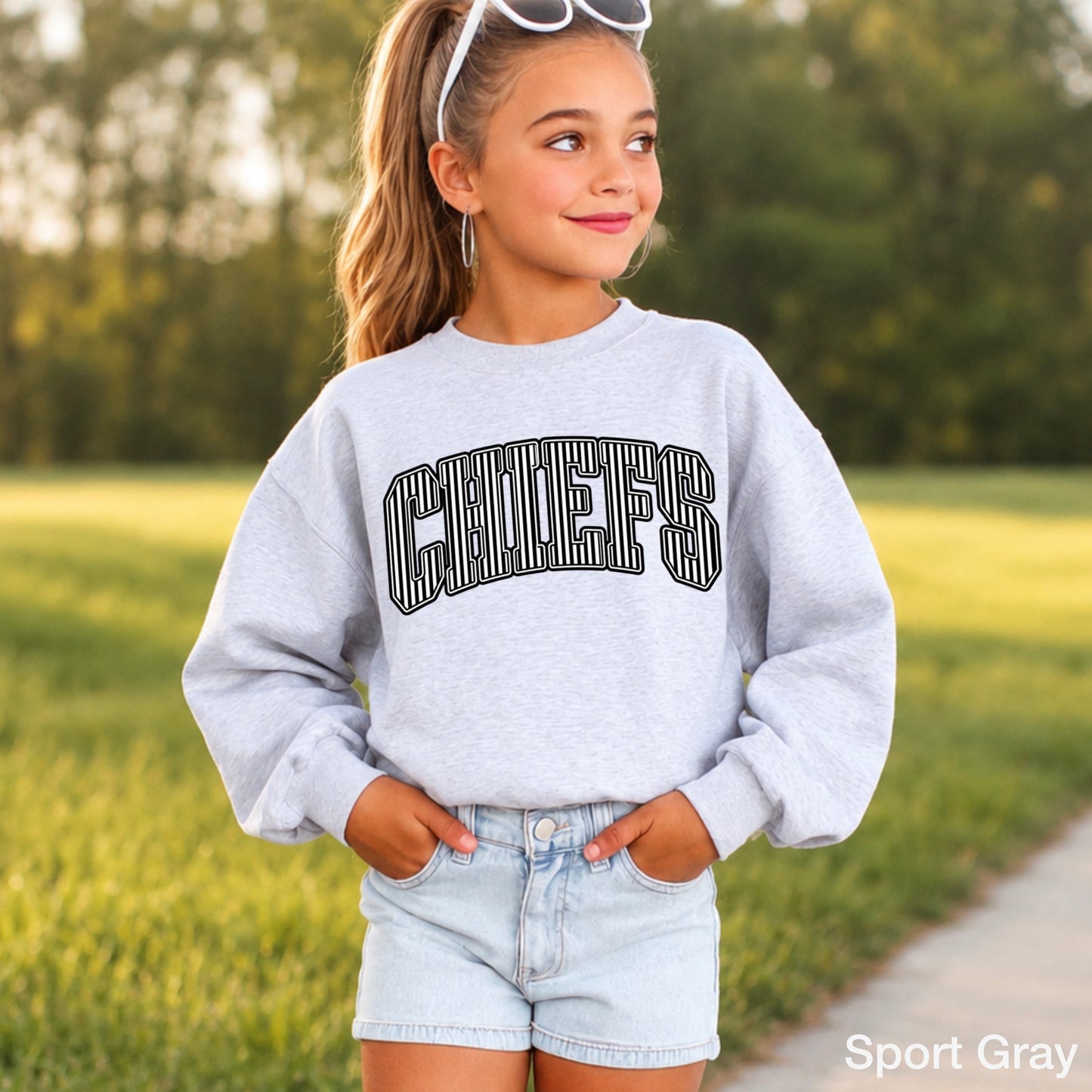 Chiefs Youth Crewneck Sweatshirt