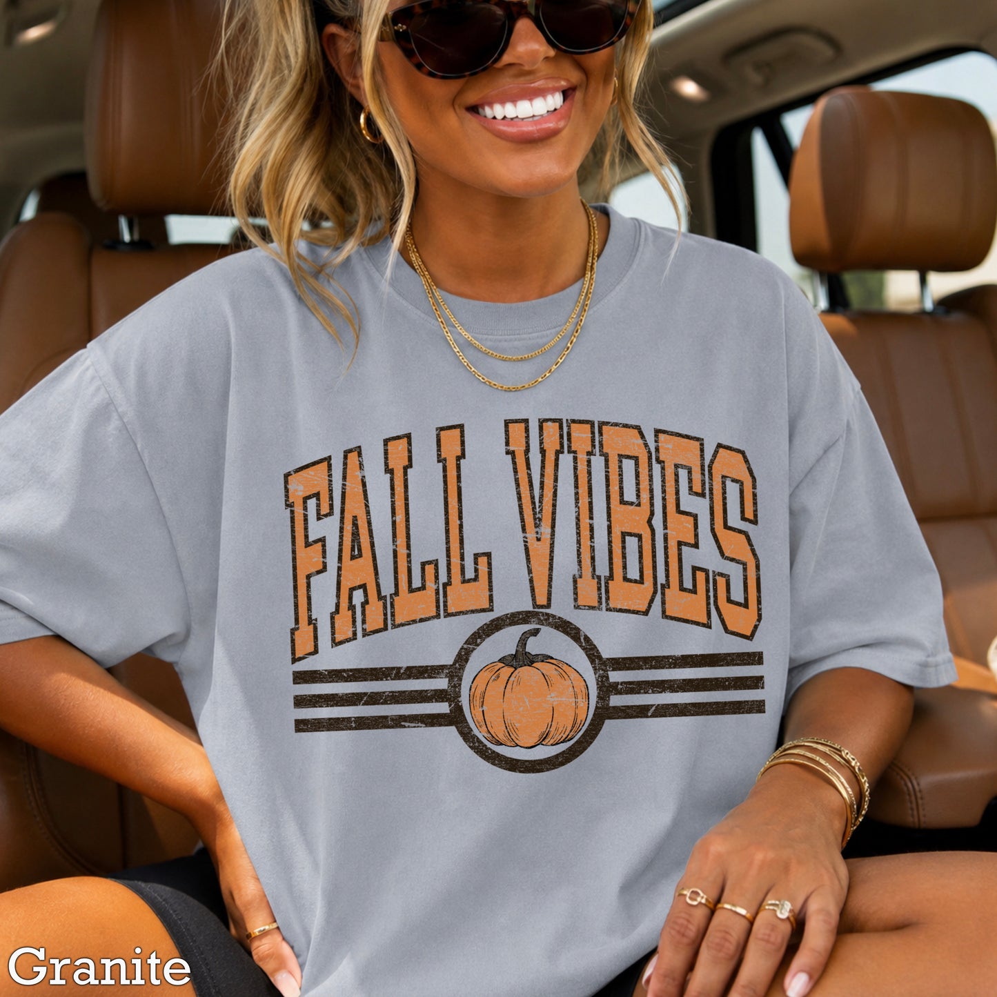 Fall Vibes Comfort Color Graphic Tee