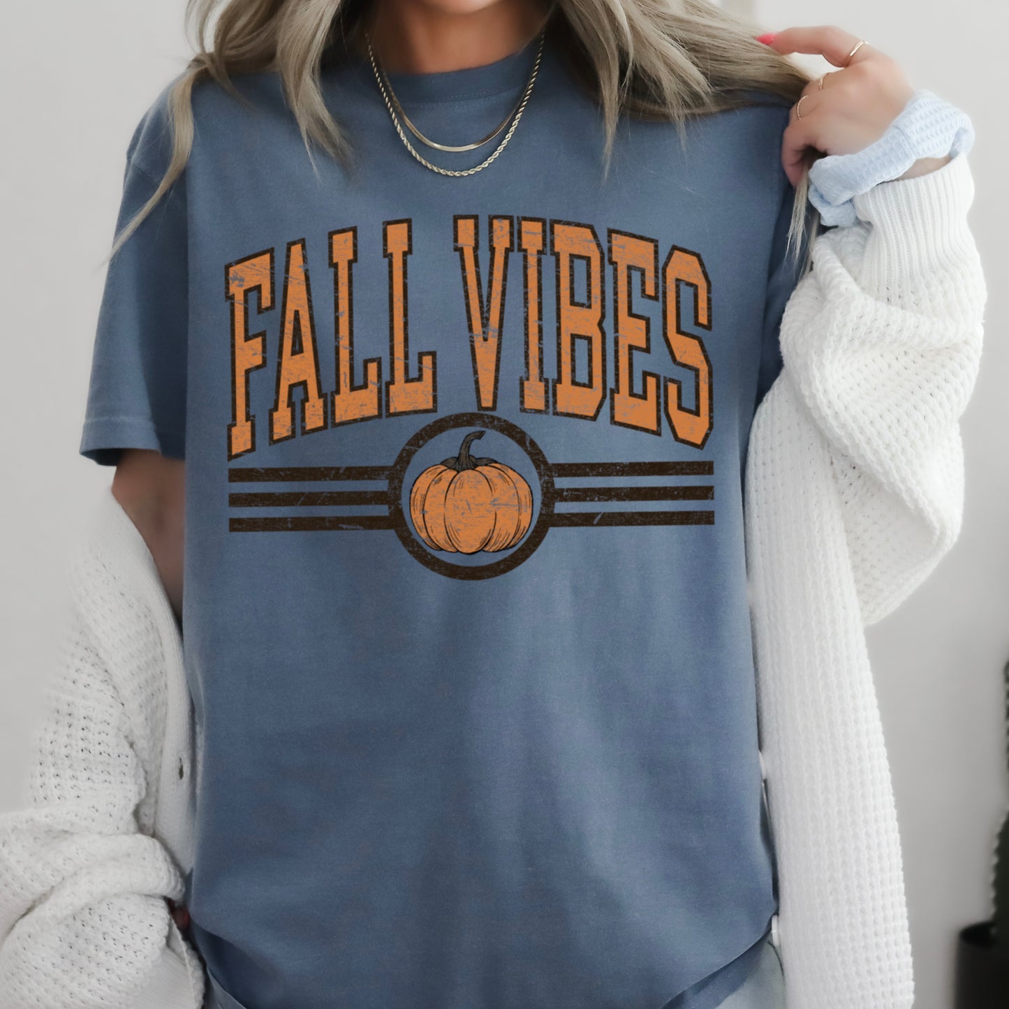 Fall Vibes Comfort Color Graphic Tee