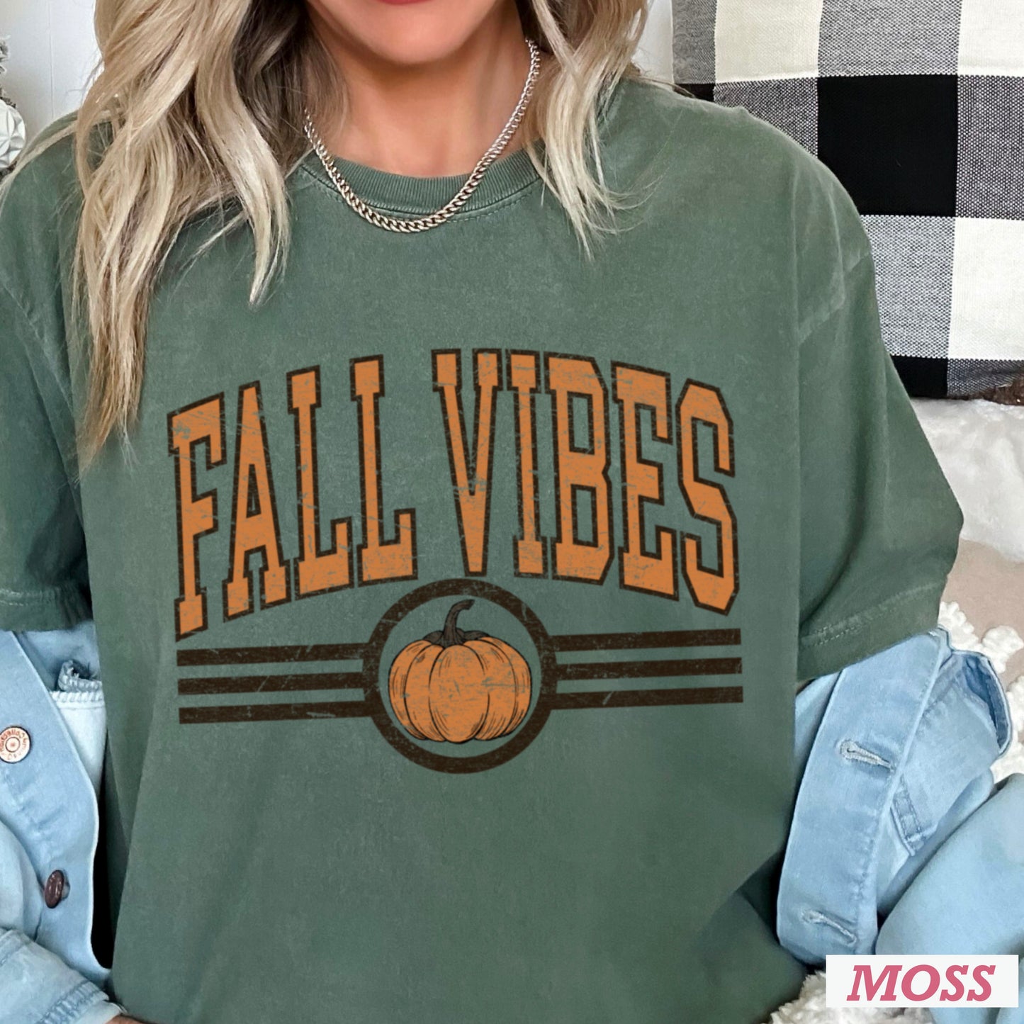 Fall Vibes Comfort Color Graphic Tee