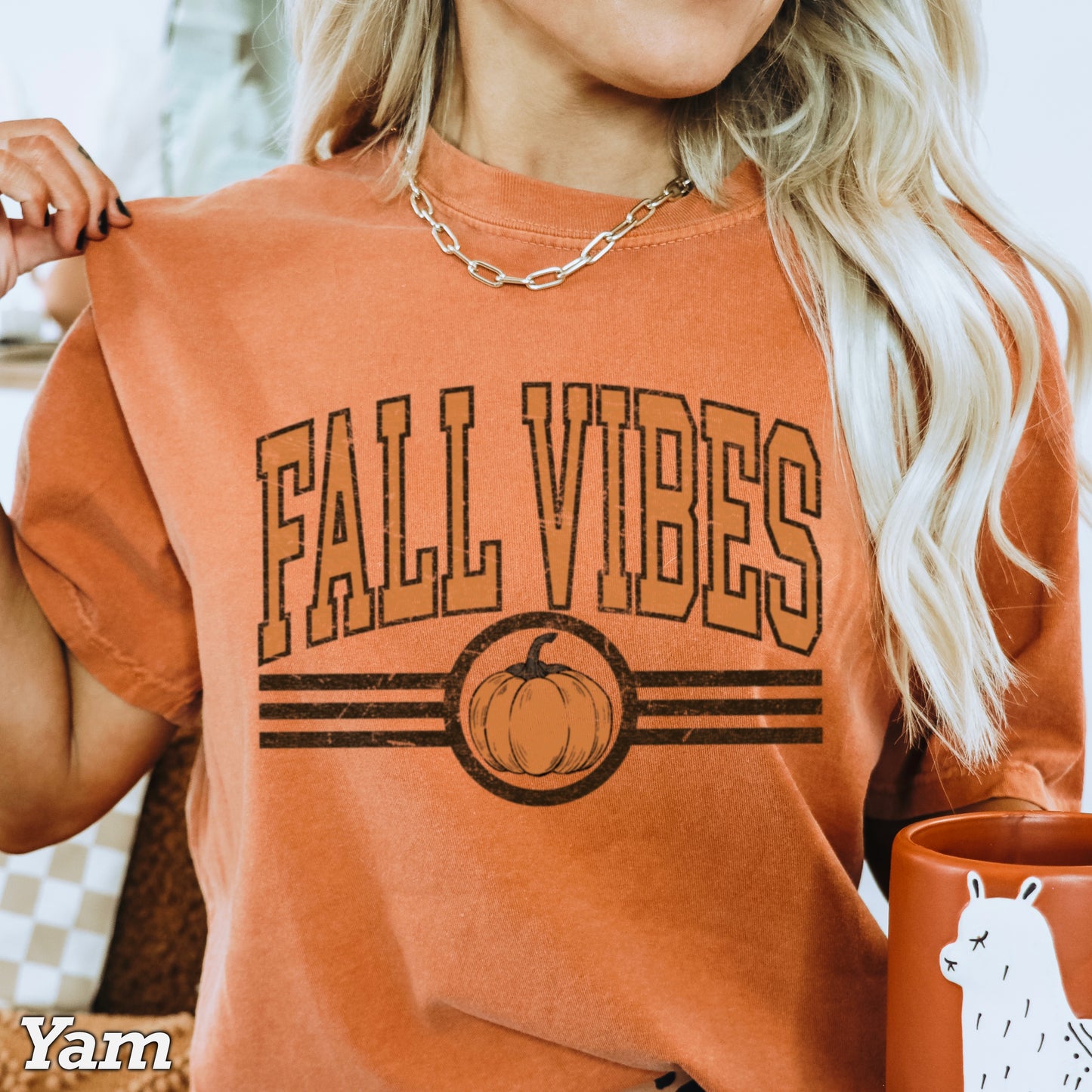 Fall Vibes Comfort Color Graphic Tee