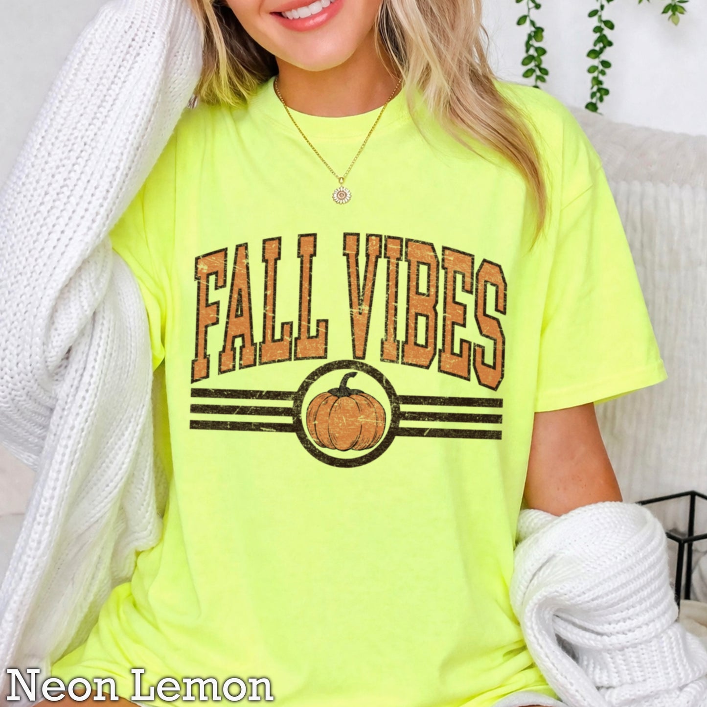 Fall Vibes Comfort Color Graphic Tee