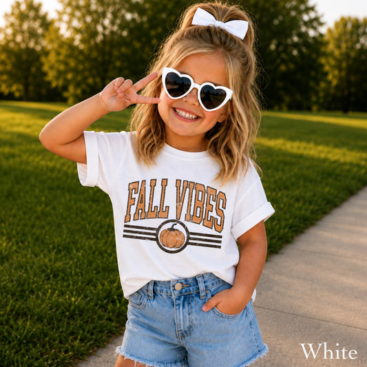 Fall Vibes Youth Comfort Color T-Shirt