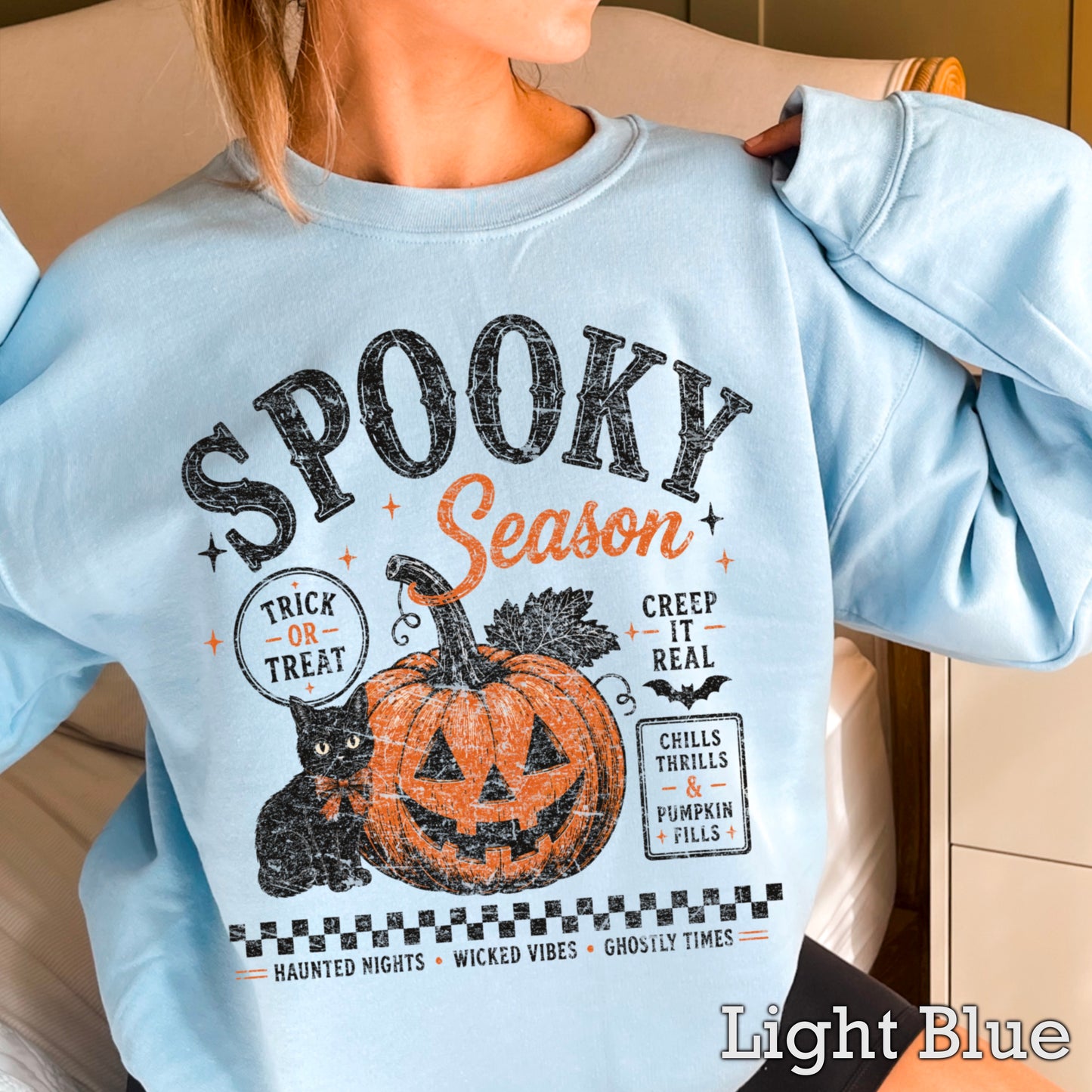 Spooky Season Halloween Crewneck Sweatshirt