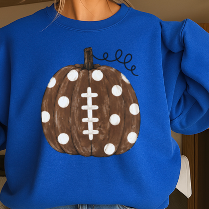 Pumpkin Football DTF Transfer