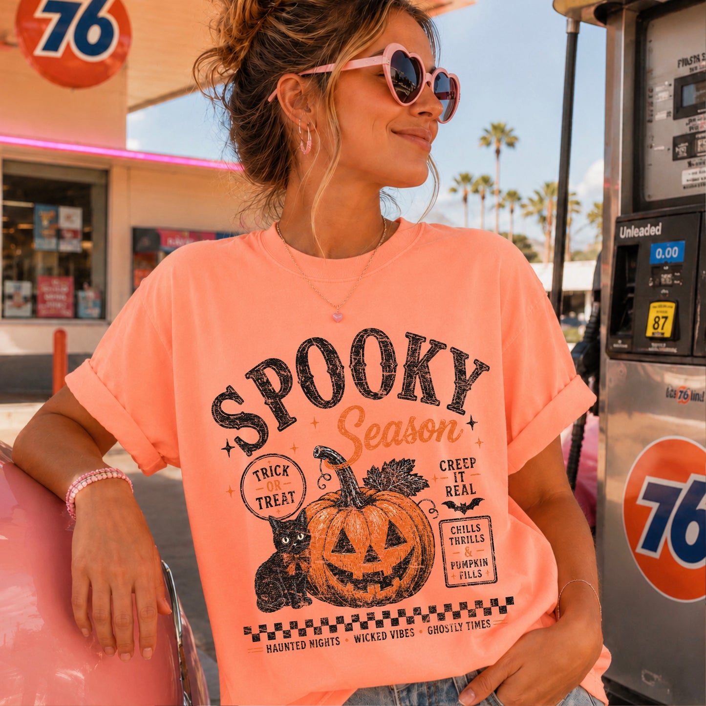 Spooky Season Halloween Comfort Color Graphic Tee