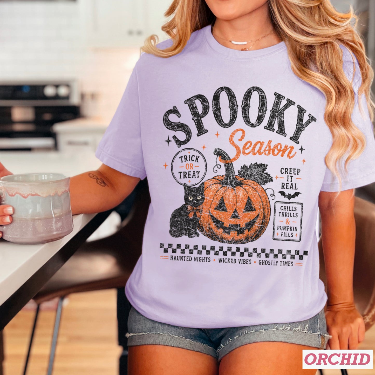 Spooky Season Halloween Comfort Color Graphic Tee