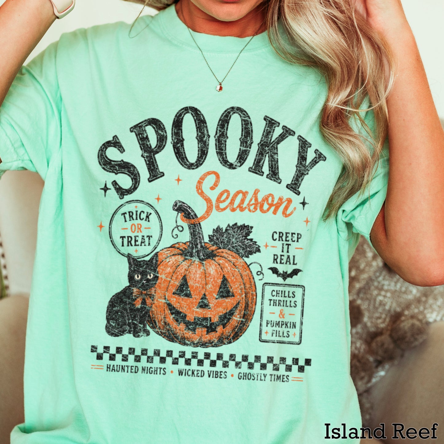 Spooky Season Halloween Comfort Color Graphic Tee