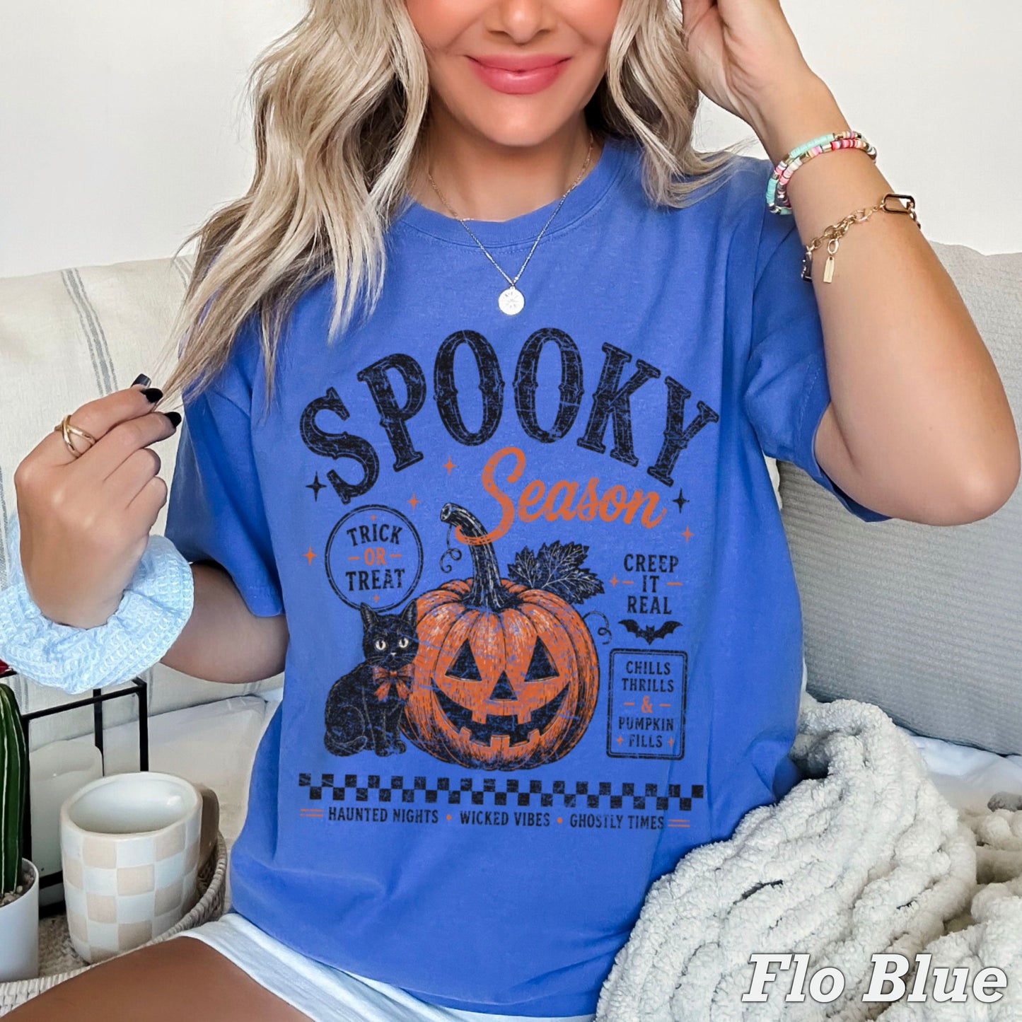 Spooky Season Halloween Comfort Color Graphic Tee