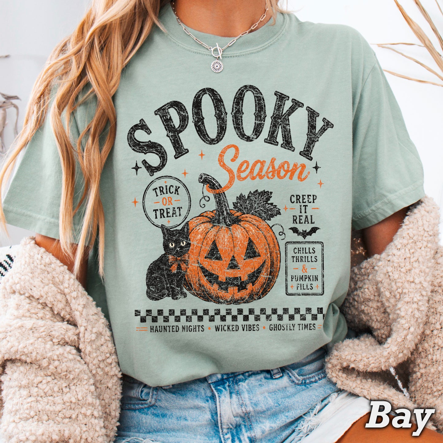 Spooky Season Halloween Comfort Color Graphic Tee