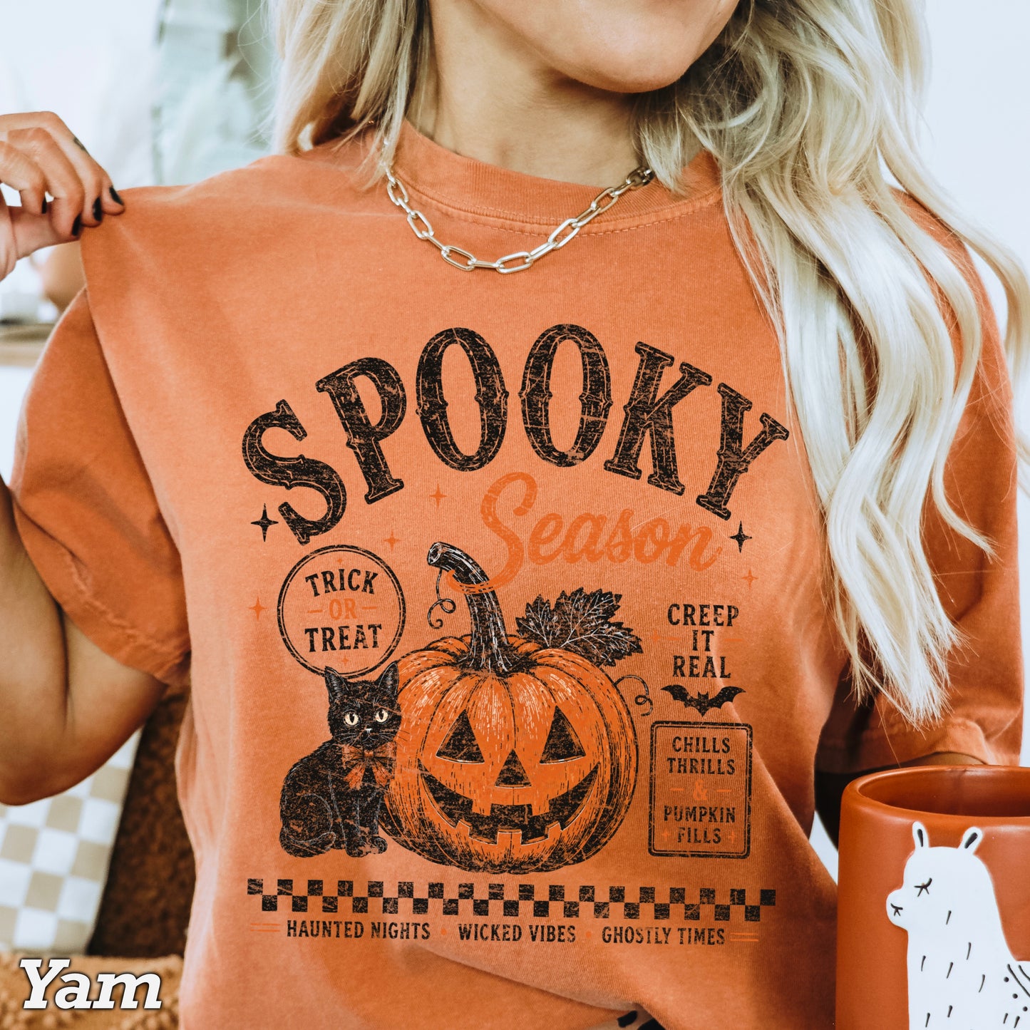 Spooky Season Halloween Comfort Color Graphic Tee