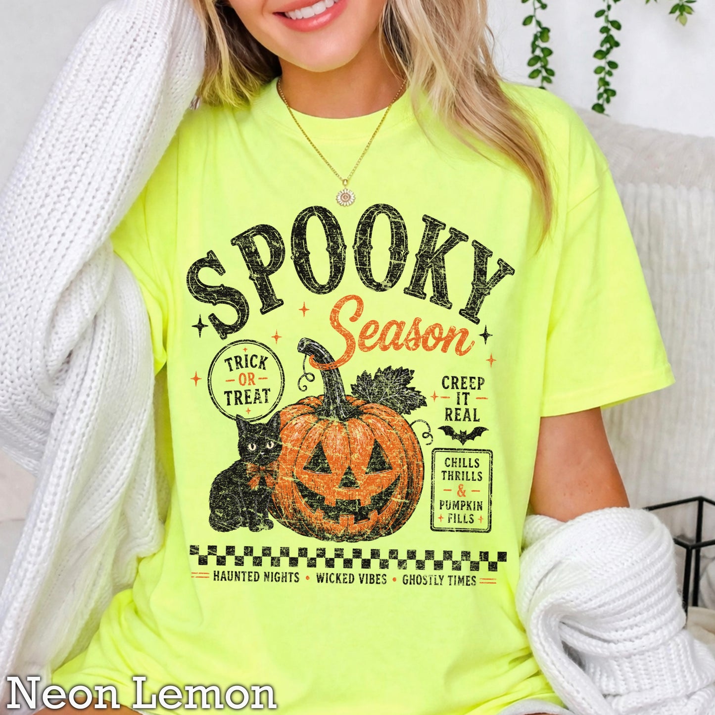Spooky Season Halloween Comfort Color Graphic Tee