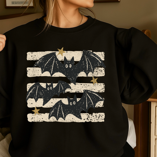 Halloween Bats Crewneck Sweatshirt