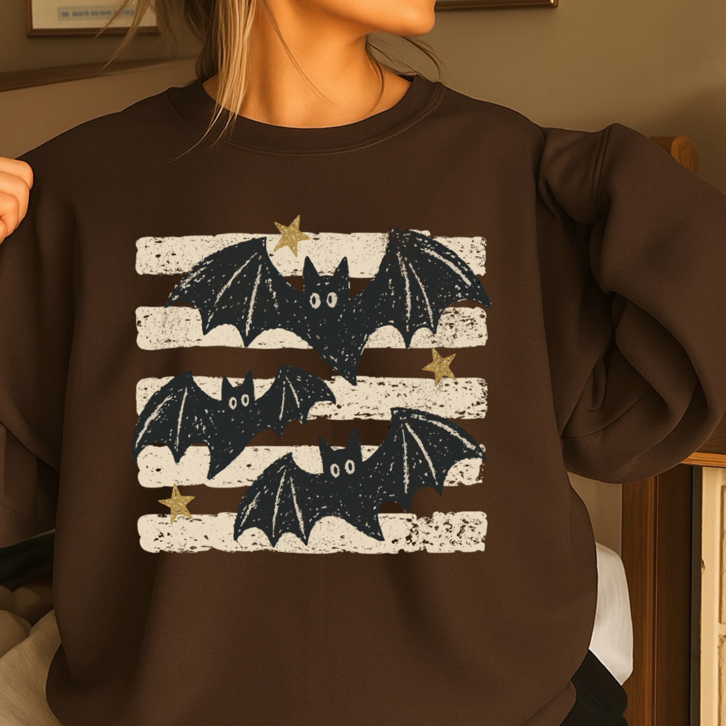 Halloween Bats Crewneck Sweatshirt