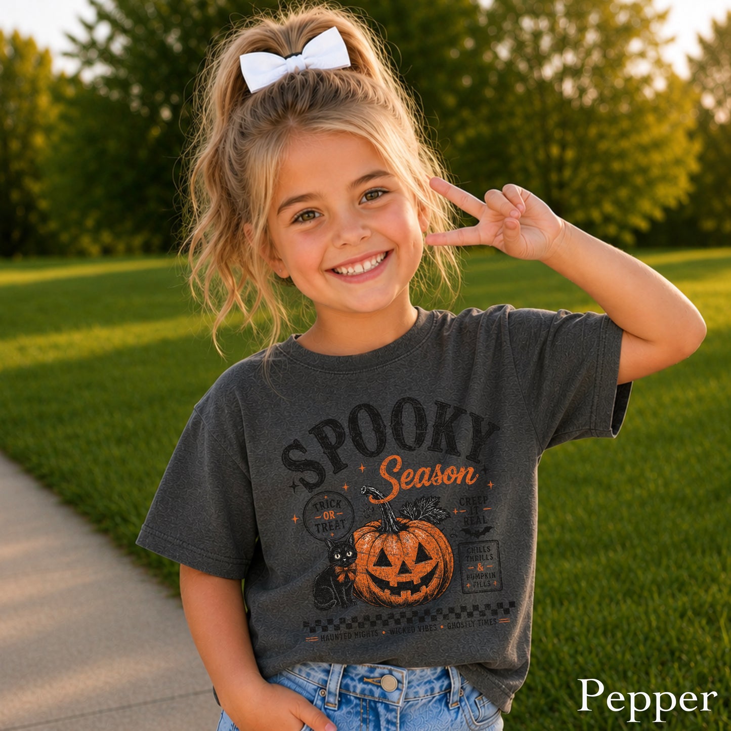 Spooky Season Youth Comfort Color T-Shirt