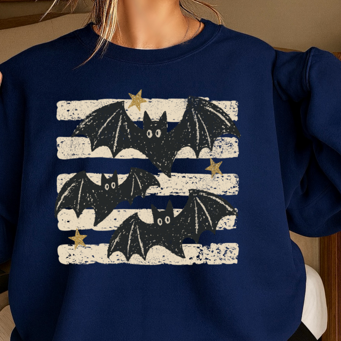 Halloween Bats Crewneck Sweatshirt
