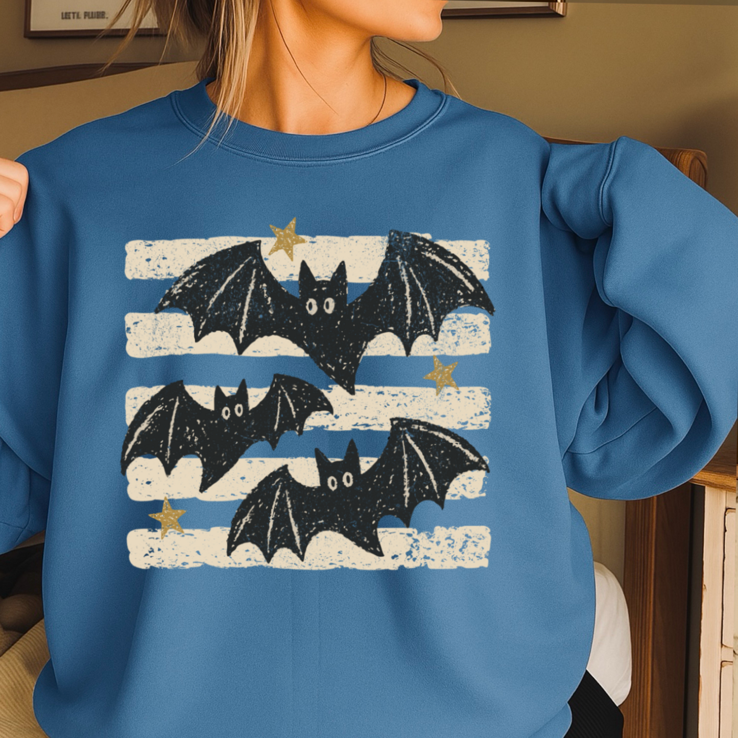 Halloween Bats Crewneck Sweatshirt