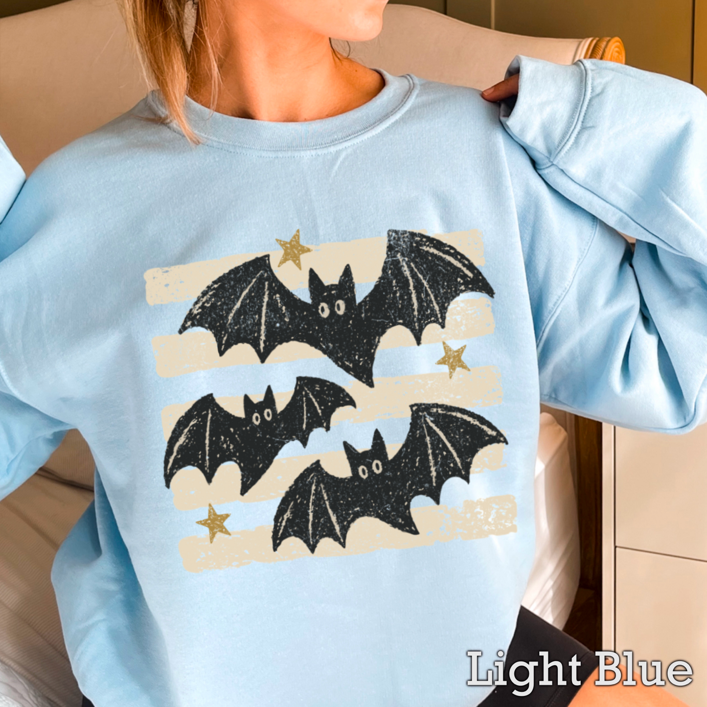 Halloween Bats Crewneck Sweatshirt
