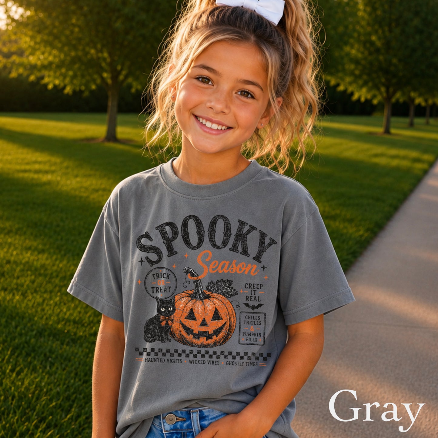Spooky Season Youth Comfort Color T-Shirt
