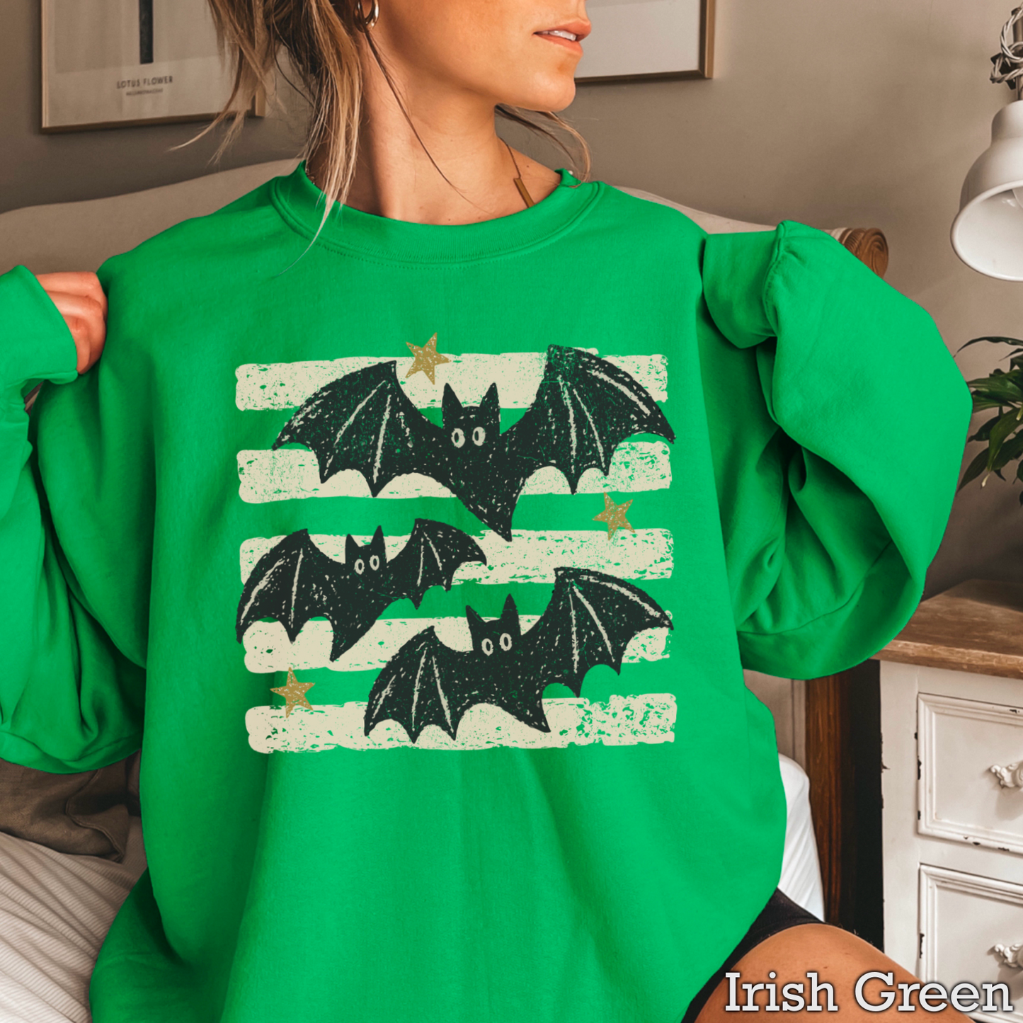 Halloween Bats Crewneck Sweatshirt