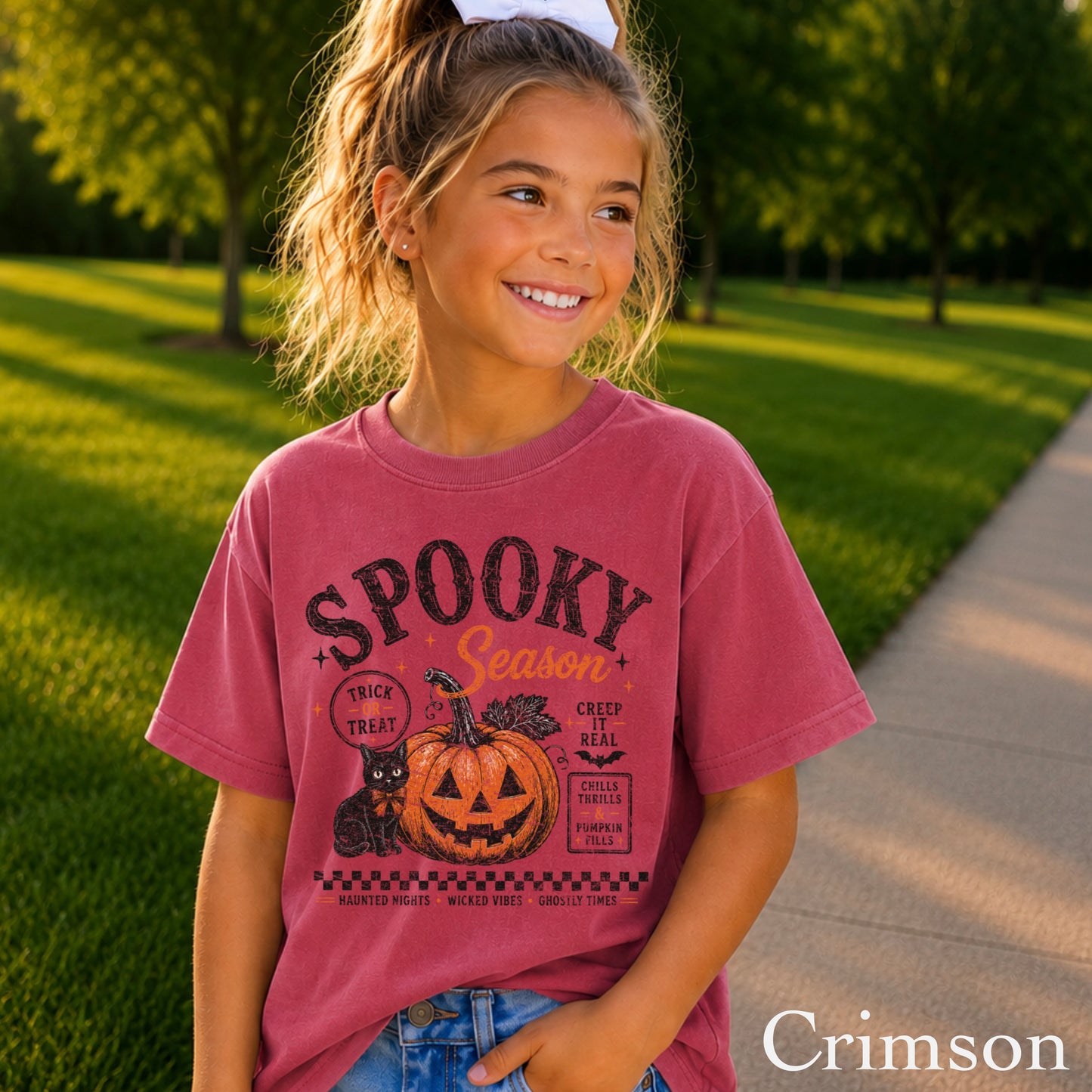 Spooky Season Youth Comfort Color T-Shirt