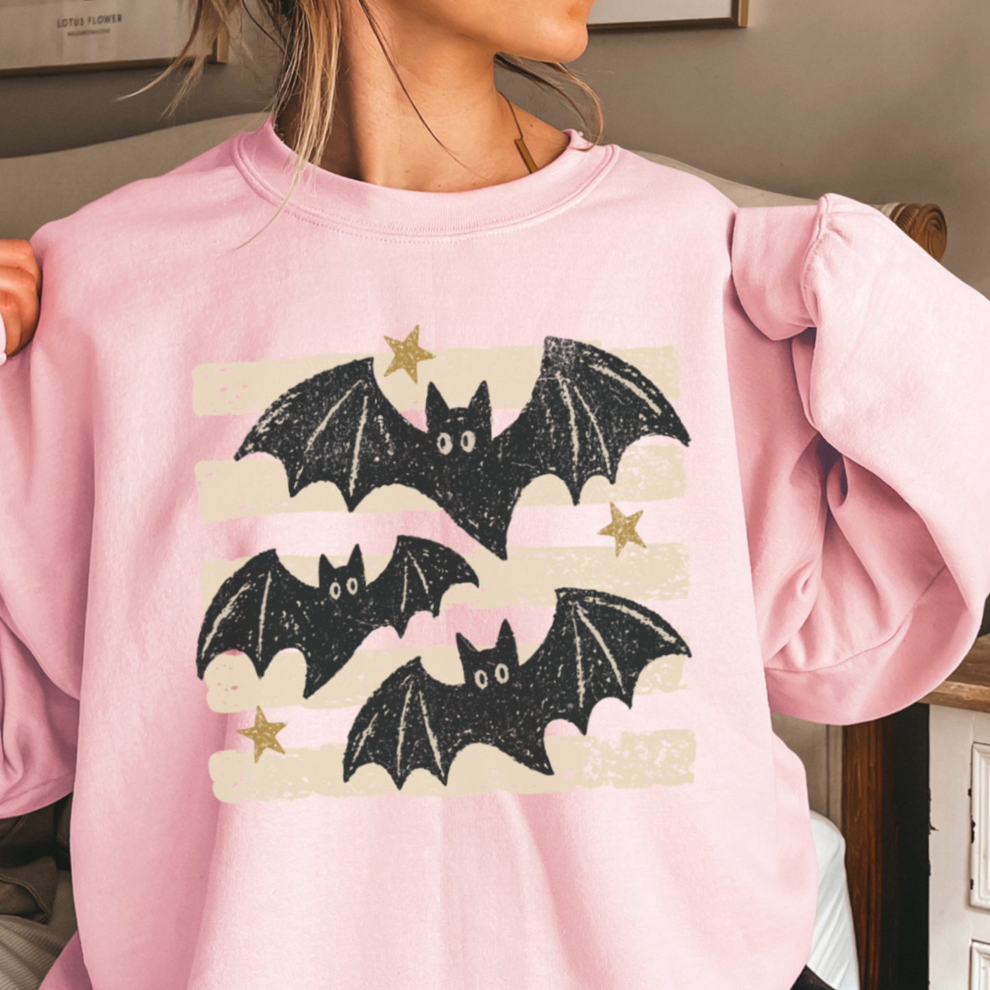 Halloween Bats Crewneck Sweatshirt