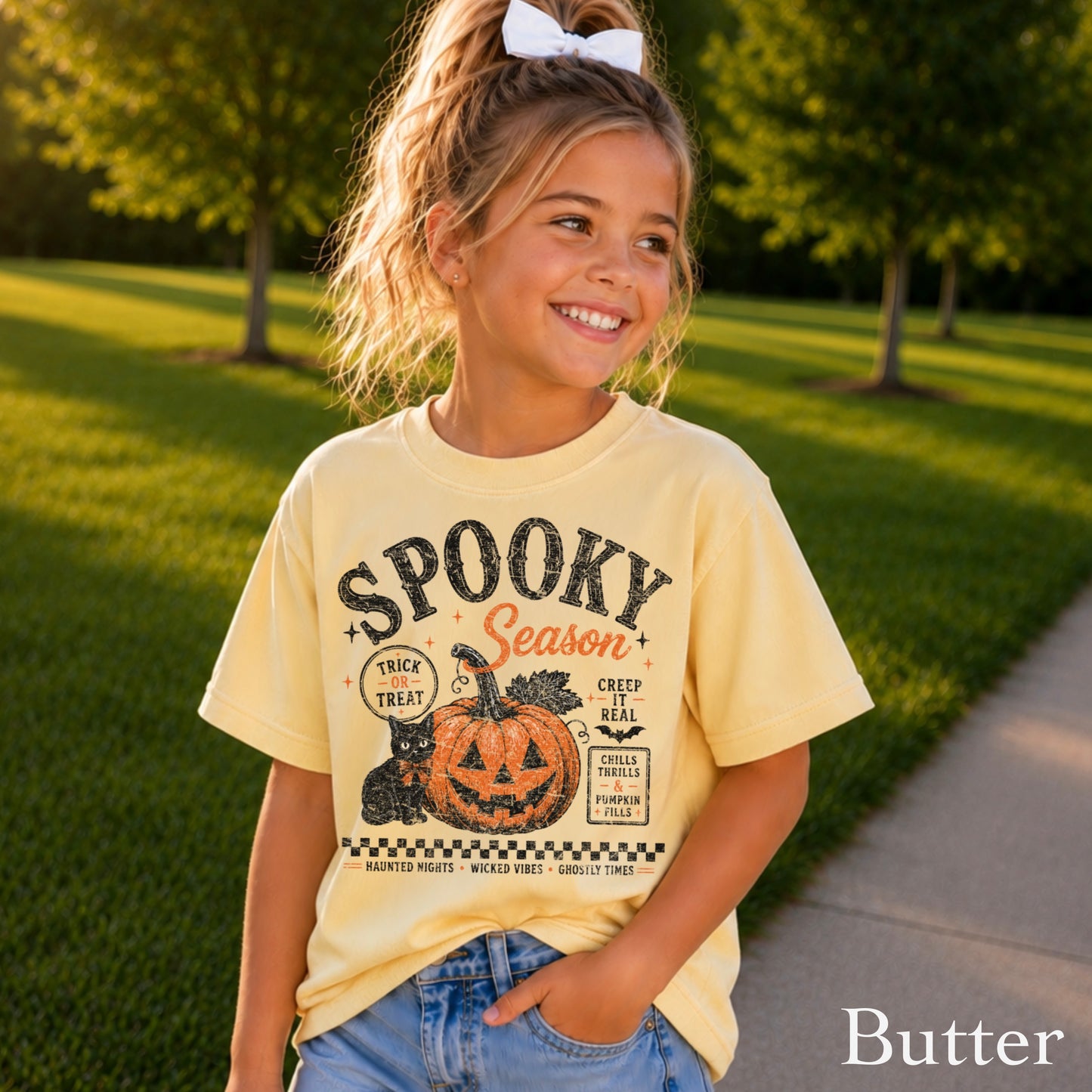 Spooky Season Youth Comfort Color T-Shirt