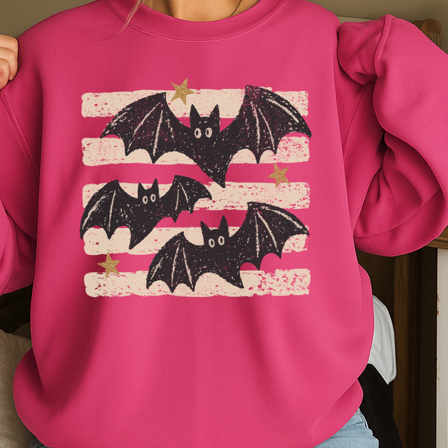 Halloween Bats Crewneck Sweatshirt