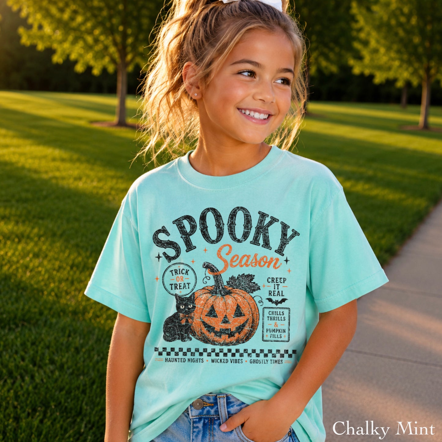 Spooky Season Youth Comfort Color T-Shirt