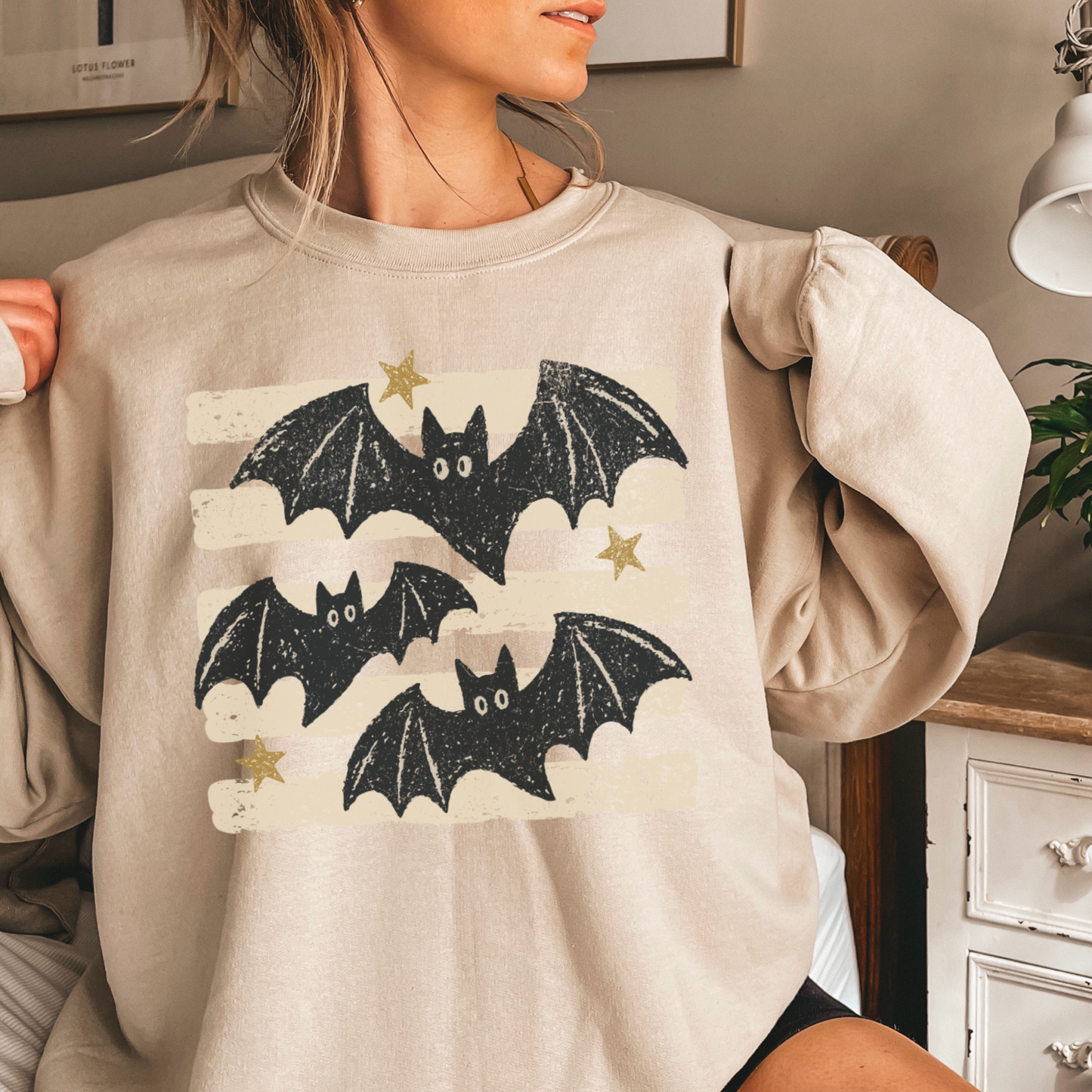 Halloween Bats Crewneck Sweatshirt
